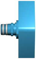 Male fitment shut-off coupling